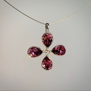 925 Sterling Silver Four Leaf Pendant